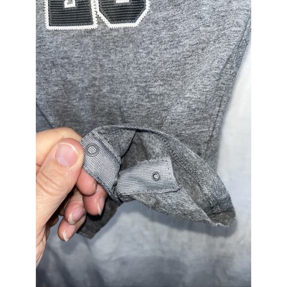 Michael Jordan 23 Baby Boy Romper One-Piece Heather Grey size 0-6 mo. Jumpman - Picture 5 of 7